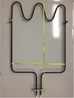 Ohrievacie teleso MORA 1100W spodné 